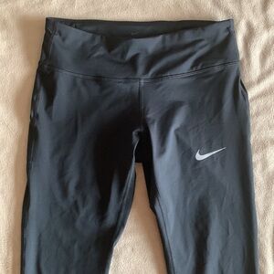 Nike Black Leggings 3/4 length, running, size small